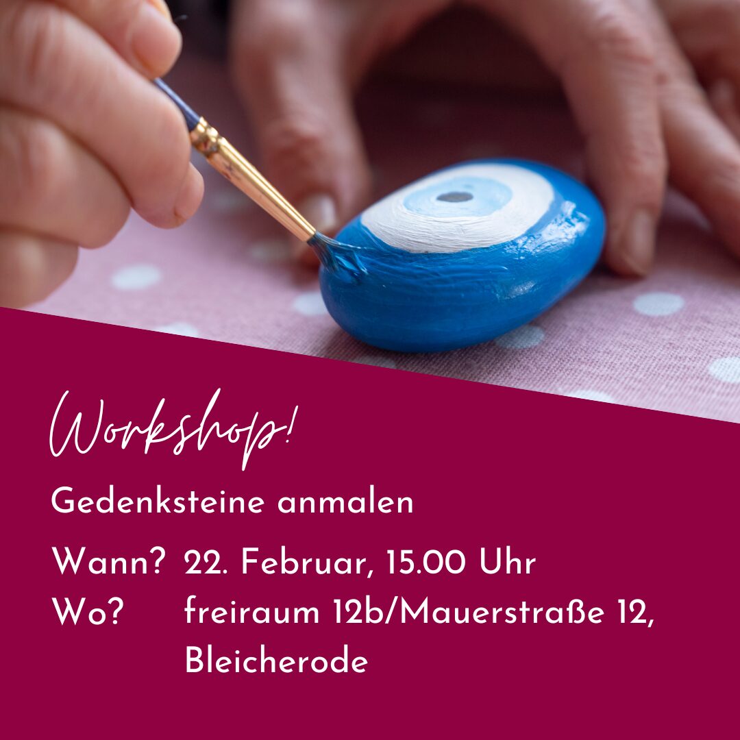 Workshop Gedenksteine